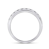 14kt White Gold Womens Round Diamond Eternity Wedding Band 1-1/2 Cttw